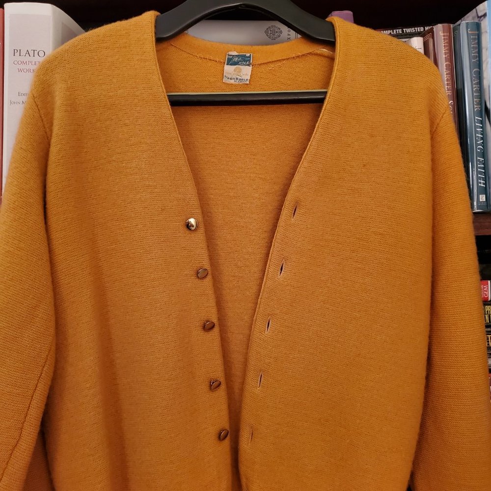 VINTAGE 1960s Golf Cardigan